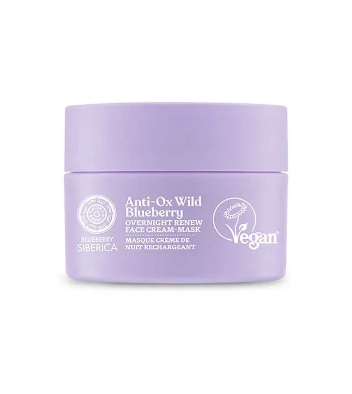 Natura Siberica Blueberry – Masque-crème de nuit rechargeant – 50ml
