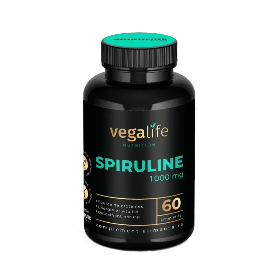 Vegalife Spiruline 1000 mg 60 Gelules