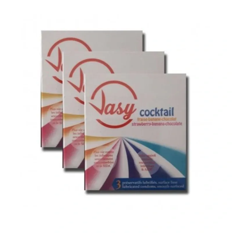 Préservatifs VASY Cocktail Bt/3