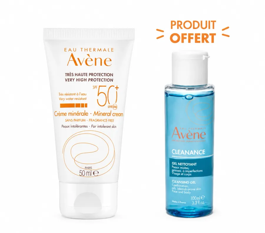 Avène Solaire Crème Minérale Haute Protection SPF50+ 50mL