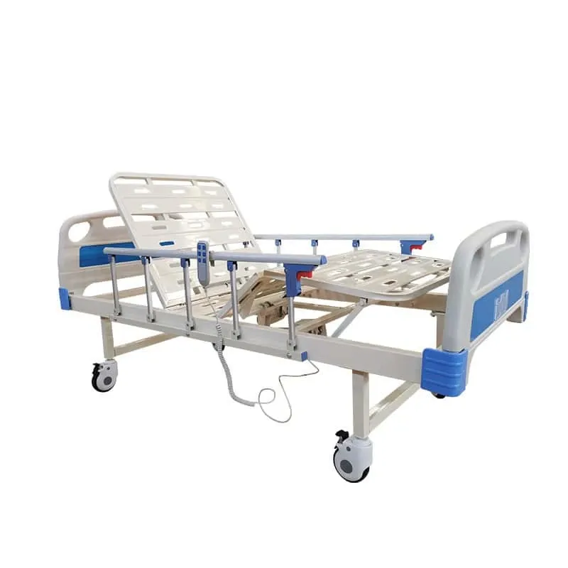 Lit médicalisé électrique à 2 articulations avec accessoires