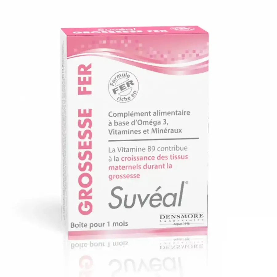 Suvéal Grossesse Fer 30 capsules