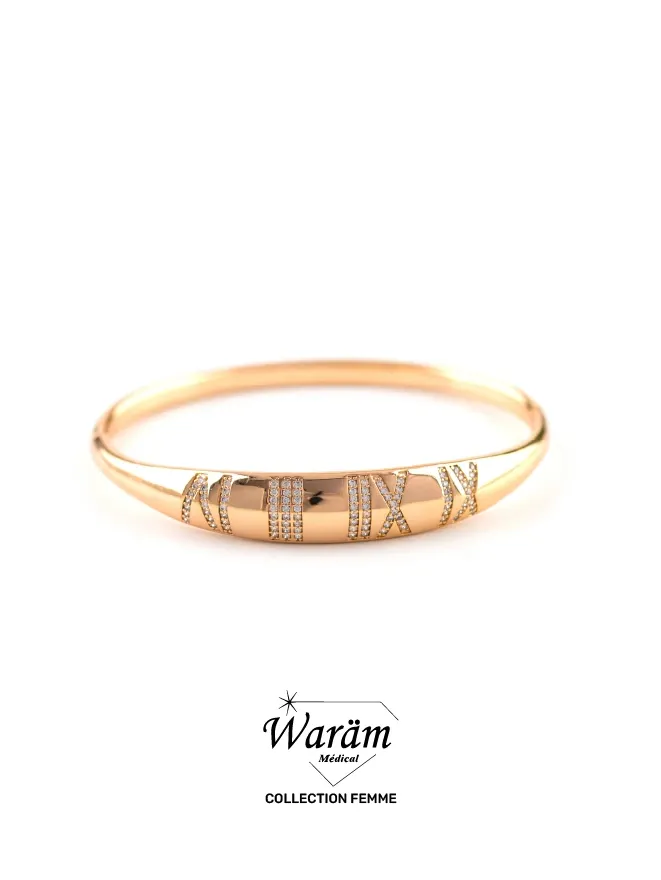 Bracelet Doré Romanesque Zircon