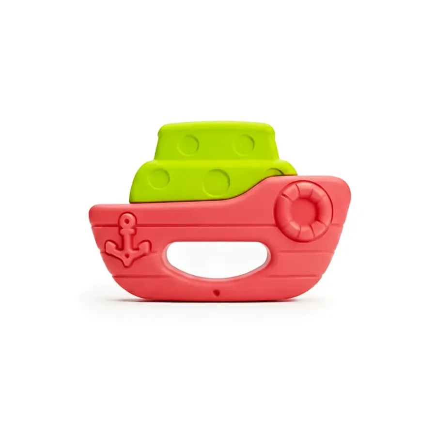 Baby Pur Anneau de Dentition Hochet Bateau Ref Bc040001