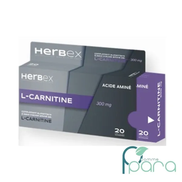 HERBEX L-Carnitine, 20 Gélules