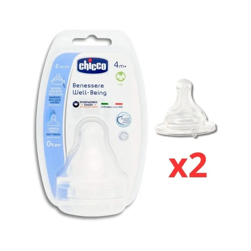 Chicco Tetine 4m+ 2PCS Step /REF:20335