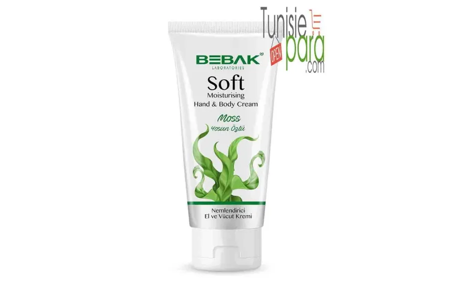Bebak Soft Crème Mains et Corps – Extrait d’Algue 75 ml
