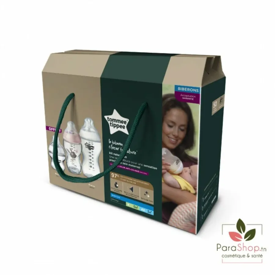 TOMMEE TIPPEE CLOSER TO NATURE KIT NAISSANCE - Lapin Rose