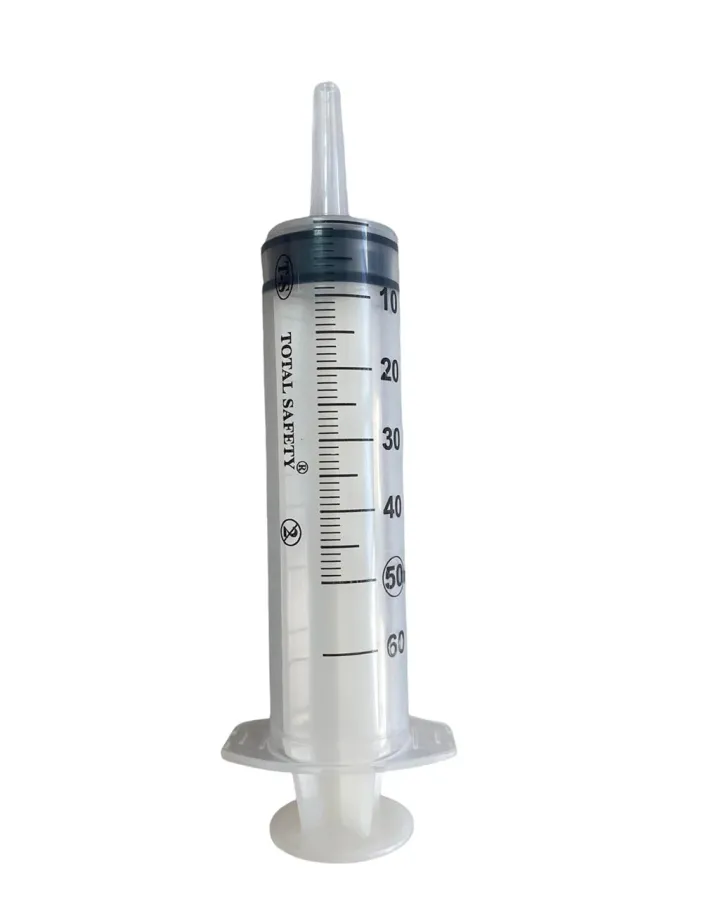 Paquet de 25 seringues de gavage 50ml cathéter embout long SOFAP