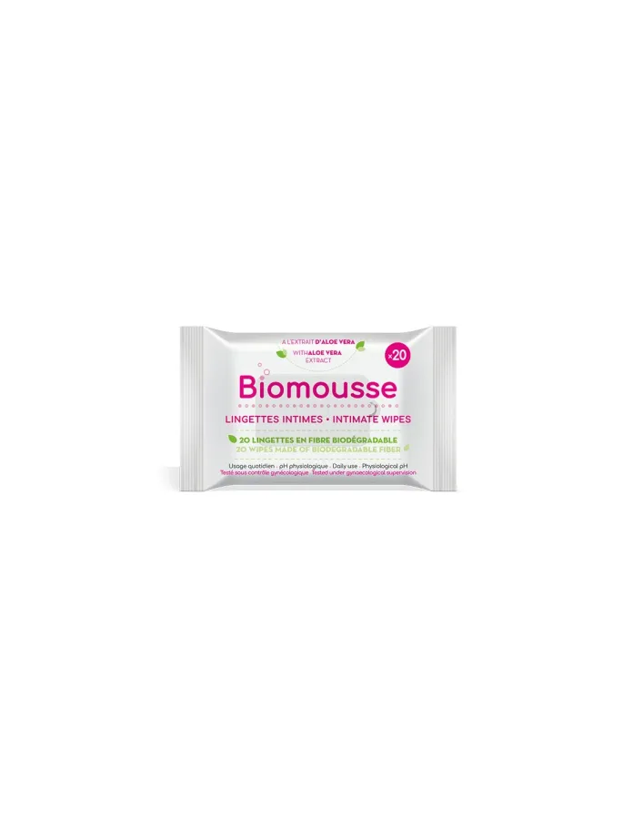 Biomousse Lingettes Intimes 20pcs