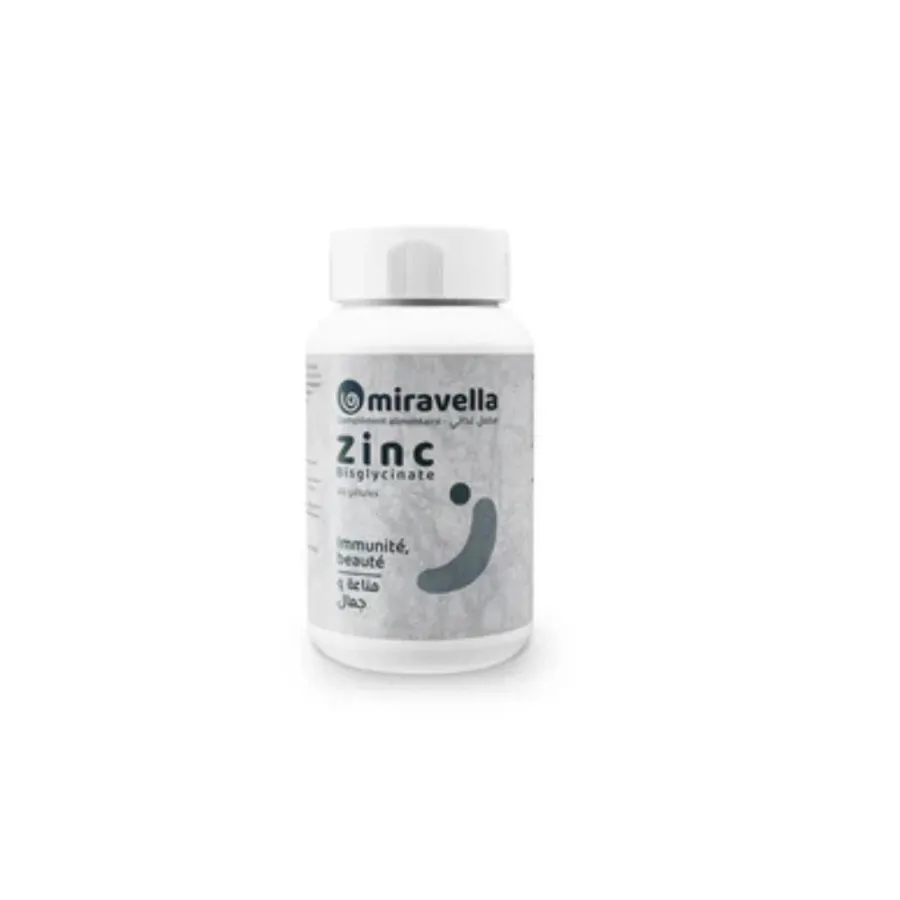 MIRAVELLA ZINC BISGLYCINATE GELULES B/30