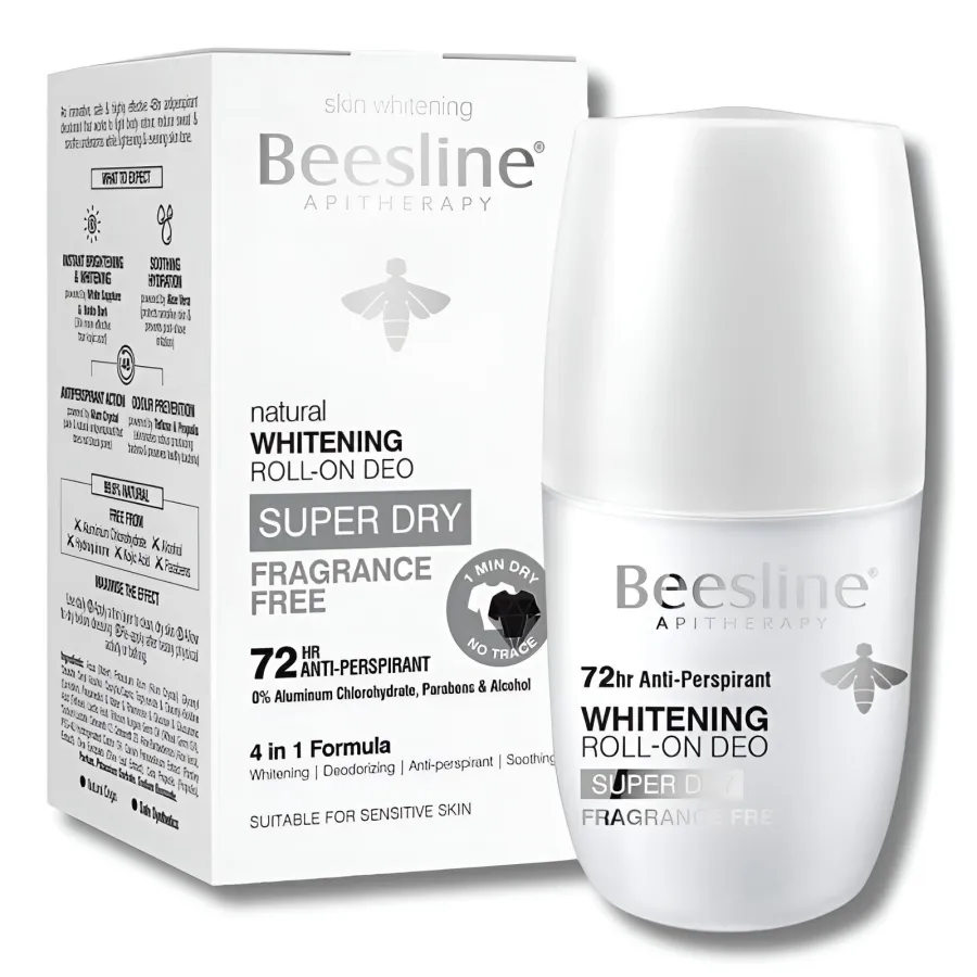BEESLINE - ROLLON SUPER DRY SANS PARFUM 72H