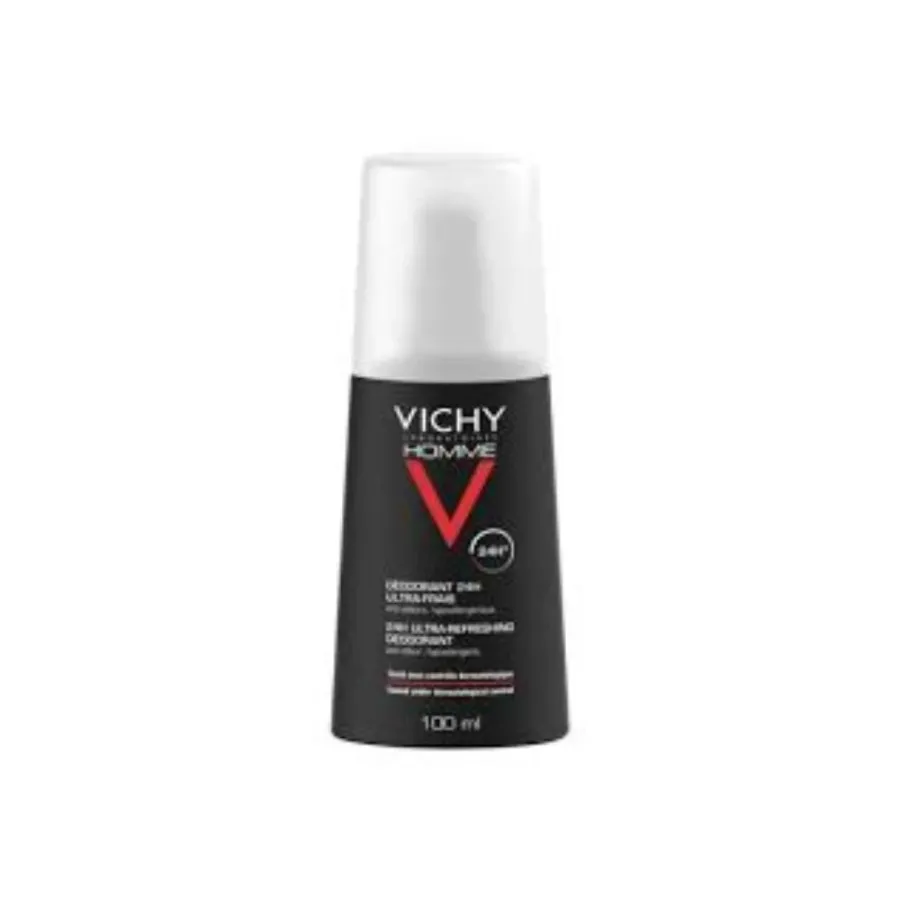 Vichy Homme Déodorant Ultra-Frais 24h Vaporisateur 100 mL