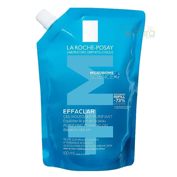 La Roche Posay effaclar M gel moussant purifiant recharge 400ml