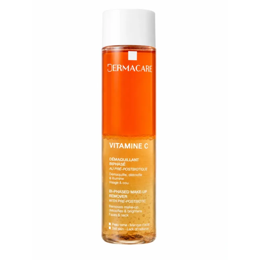 Dermacare Vitamine C Démaquillant Biphasé Éclat au Pré-Postbiotique 200ml