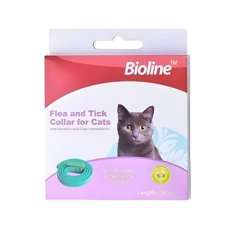 Bioline Collier Anti-Puce Chats 35Cm