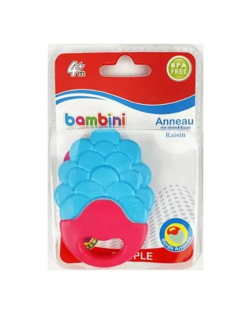 BAMBINI ANNEAU DE DENTITION SOUPLE RAISIN 473