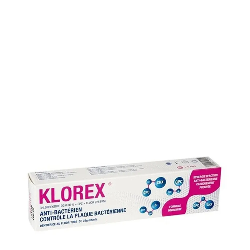 Klorex Pate Dentifrice Anti Bacterien 75gr