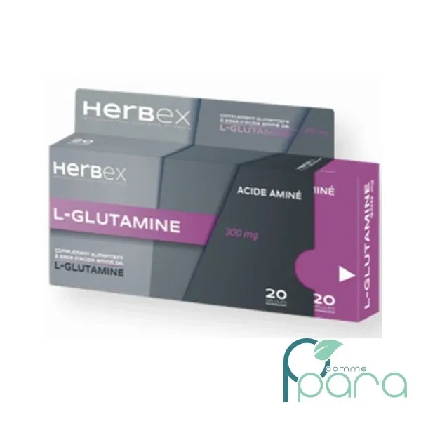 HERBEX L-Glutamine, 20 Gélules