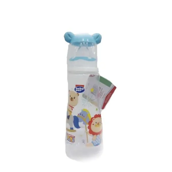 baby pur biberon en polypropylene col standard funny pp bleu/vert 125 ml REF 72002