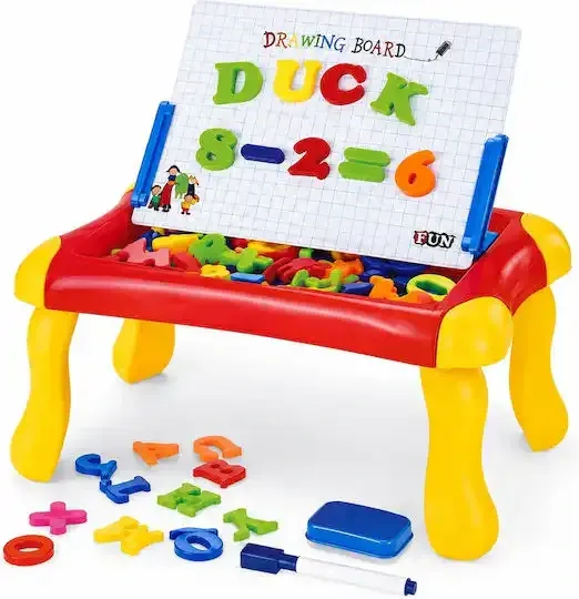 jouets: table éducatif en plastique 2 EN 1 GM 3+ QJ5580