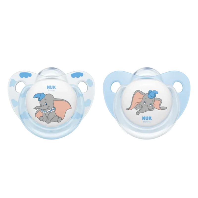 NUK Dumbo 2 Sucettes en Siclicone Garcon 6-18M
