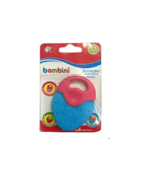 BAMBINI ANNEAU DE DENTITION SOUPLE FRAISE 474