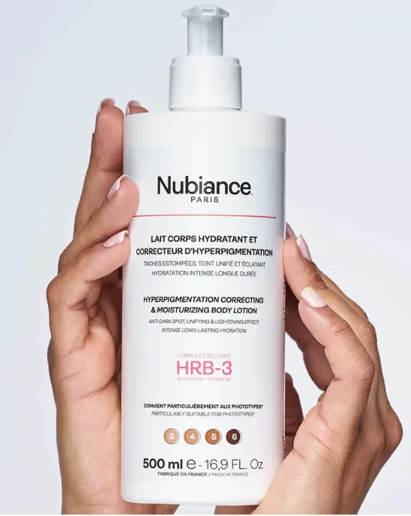 NUBIANCE HRB-3 Lait Corps Hydratant Unifiant 500ML