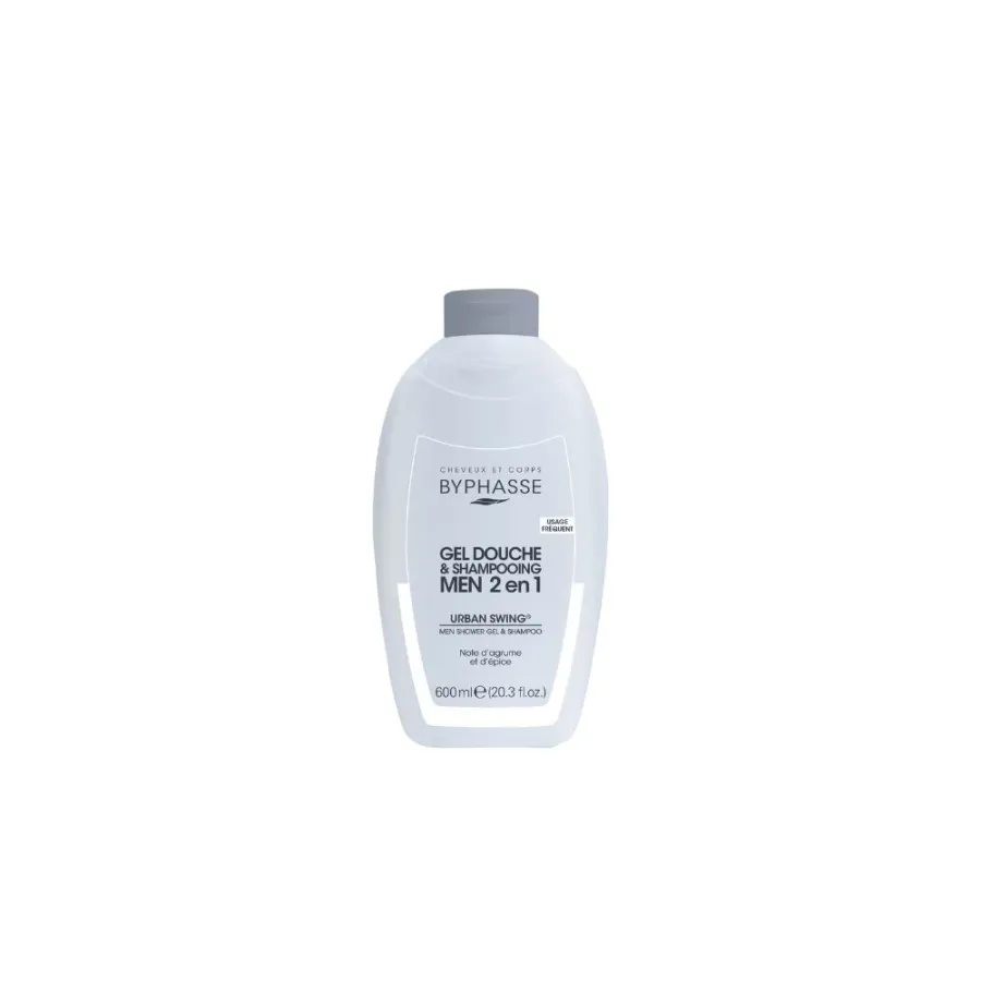 BYPHASSE Gel Douche-Shampoing 2en1 Urban Swing Men 600mL
