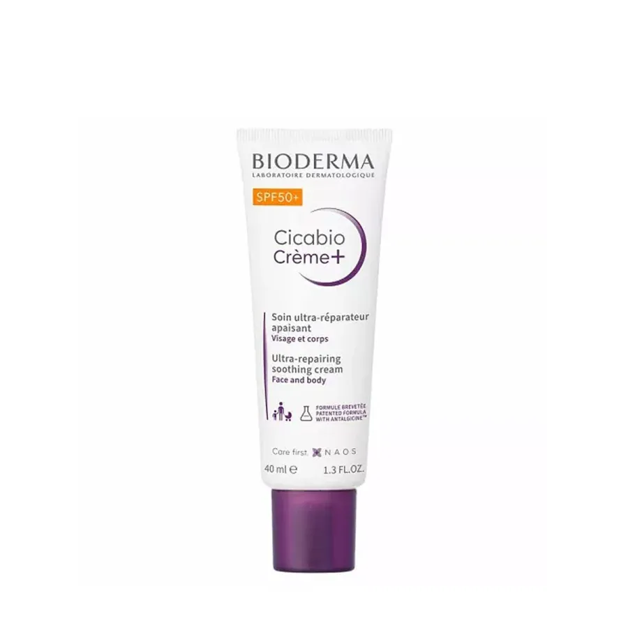 Bioderma - Cicabio Crème+ soin ultra-réparateur spf50+ 40ml