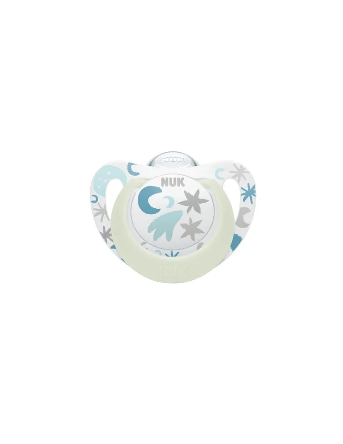 Nuk Sucette Night&Day Avec Boite Garçon 6-18M