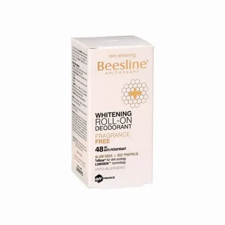Beesline Roll-On Déo Eclaircissant sans Parfum 4 en 1 50 mL