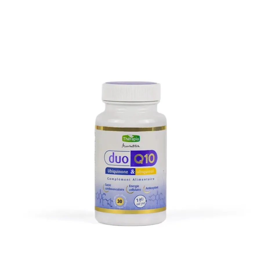 Therapia Duo Q10 Ubiquinone et Ubiquinol 30 gélules