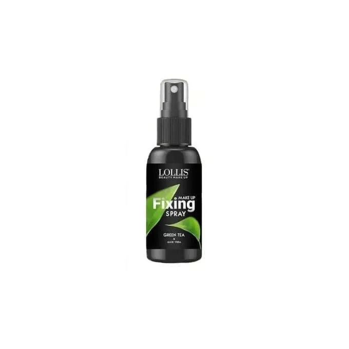 LOLLIS Fixateur de maquillage spray thé vert & aloe vera 100ml